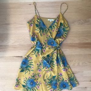 Madewell Floral Wrap Dress